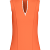 Orange Sun Safe Sleeveless Golf Shirt