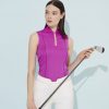 Purple Sun Safe Sleeveless Golf Shirt