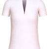 Ruffle Collar Golf Shirt