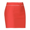 Short length stylish golf skirt in red