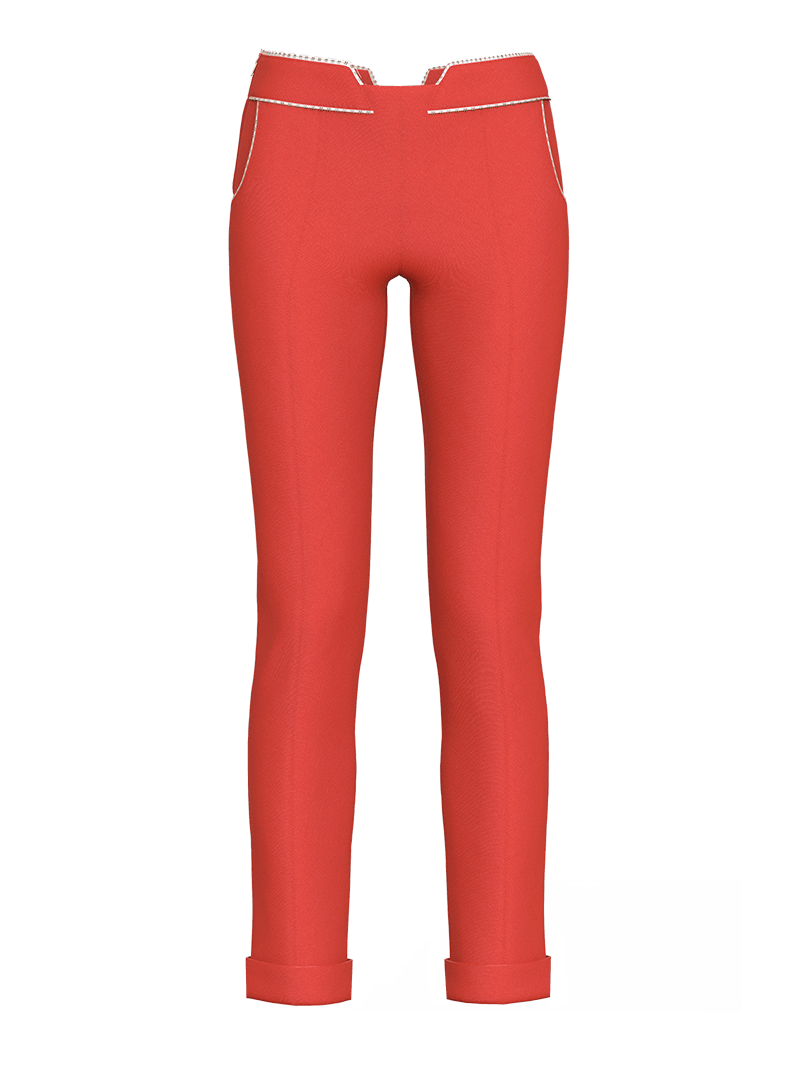 Buy New Fancy Women Regular Fit Elastic Waist Lycra Fabric Navyblue Trouser  Online In India At Discounted Prices
