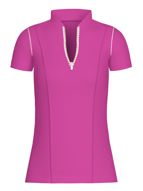 Purple Sun Safe Short Sleeve Golf Shirt