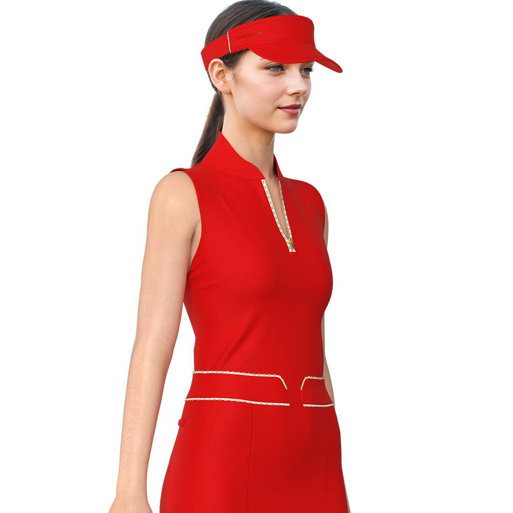 Trailblazing Neck-Shield Sleeveless Golf Shirt