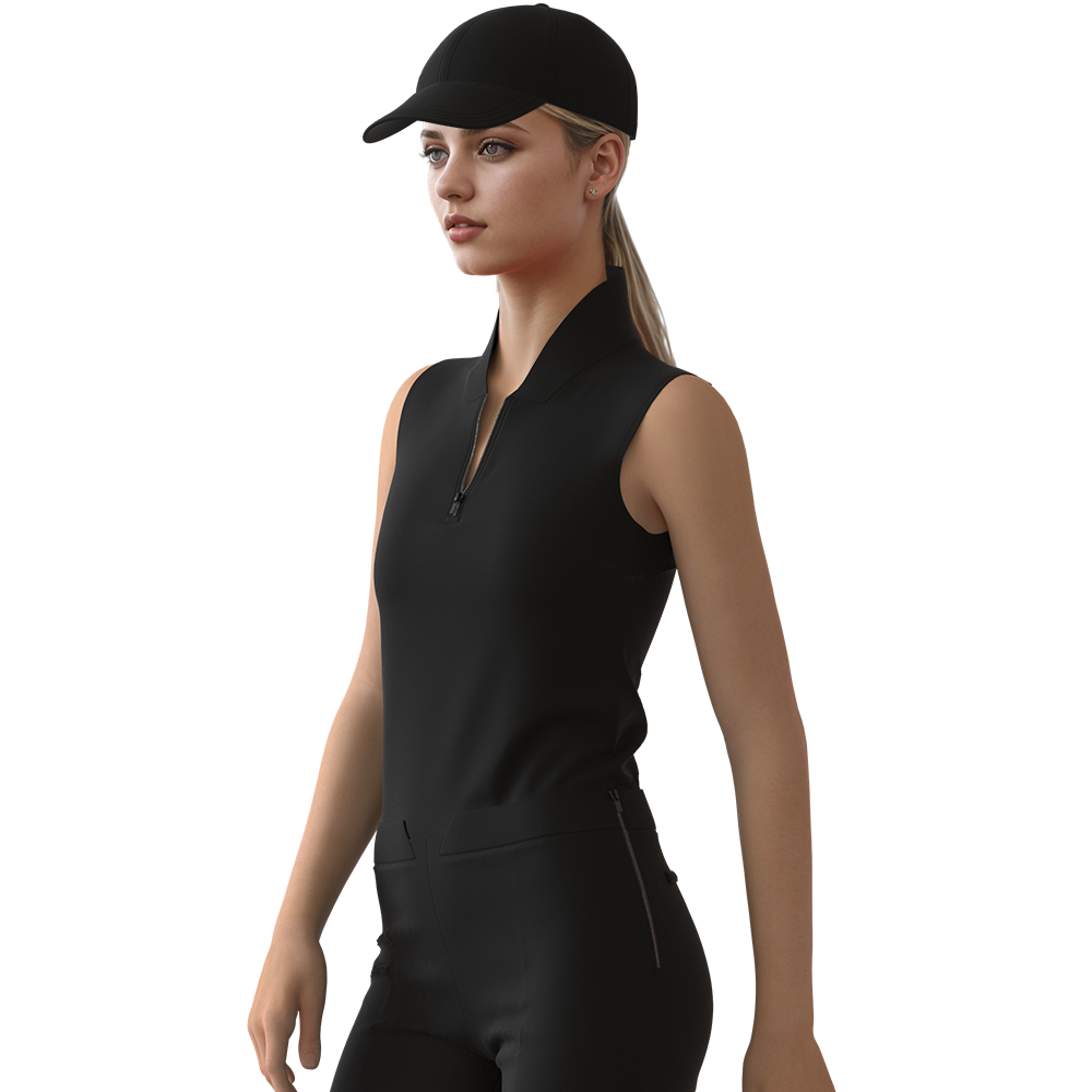 Sleek Golf Shirt Sleeveless