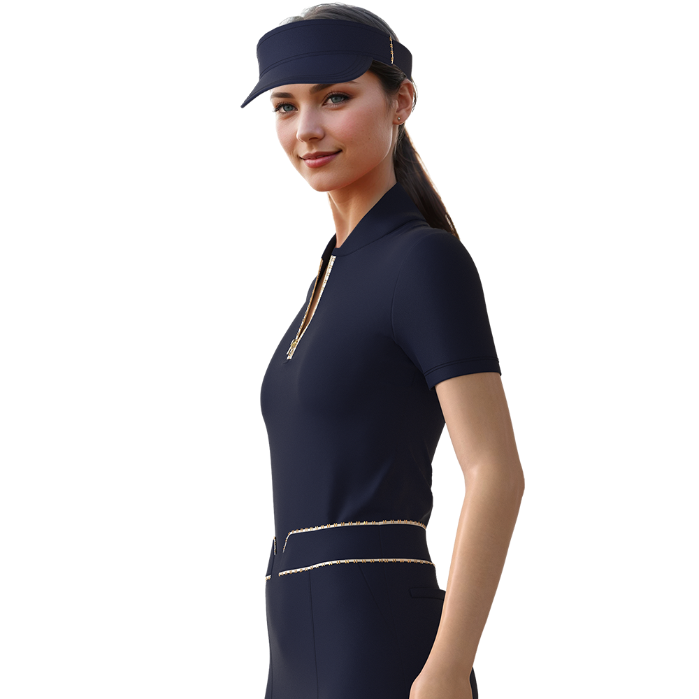 Trailblazing Neck-Shield Short Sleeve Golf Shirt