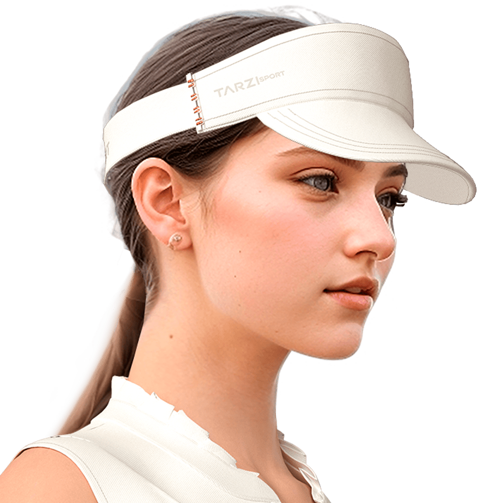 The Artisan Golf Visor with Signature Chains
