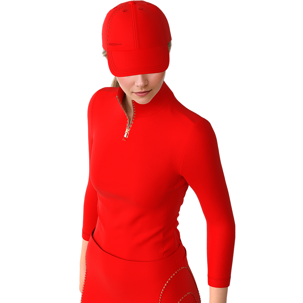 The Riviera Golf Shirt 3/4 Sleeve