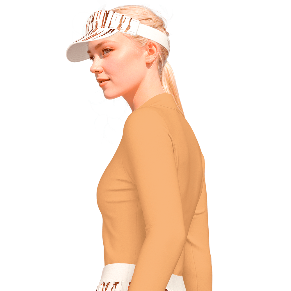 Sporty Chic Golf Sleeve Long Sleeve