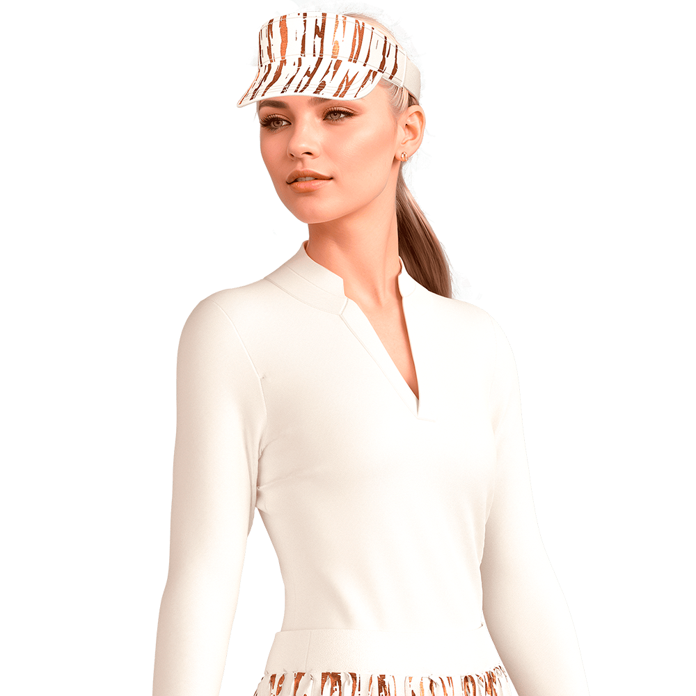 Sporty Chic Golf Sleeve Long Sleeve