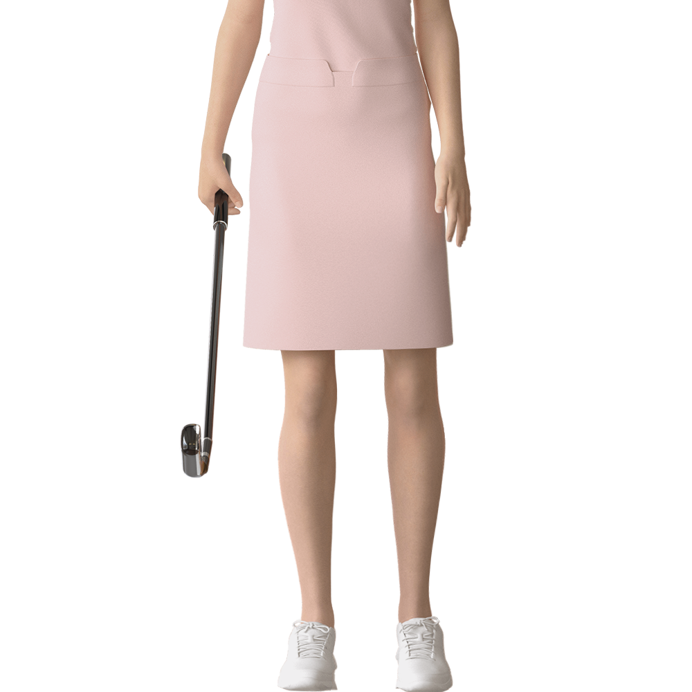 Versatile Golf Skort Above the Knee