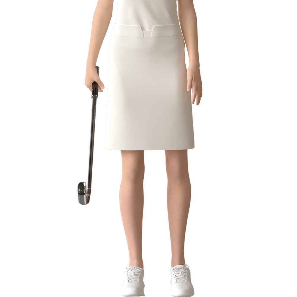 Versatile Golf Skort Above the Knee