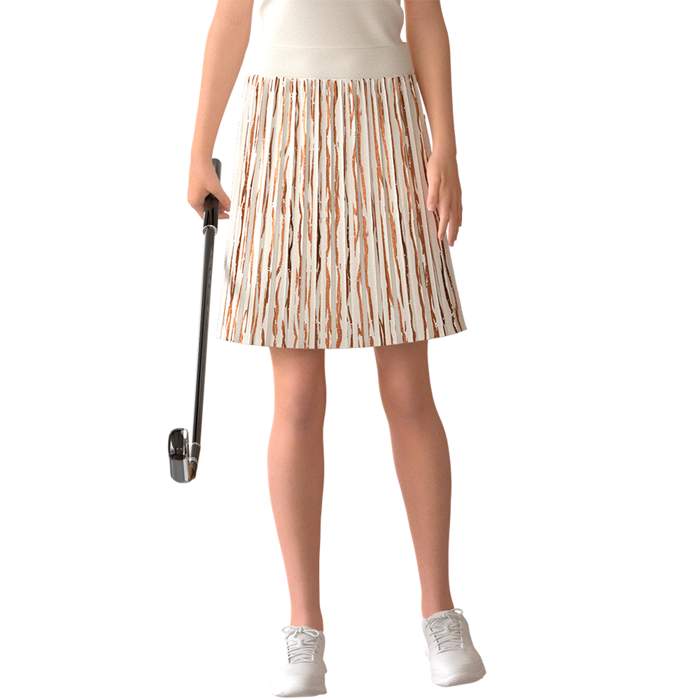 Runway Gleam Golf Skort Above The Knee