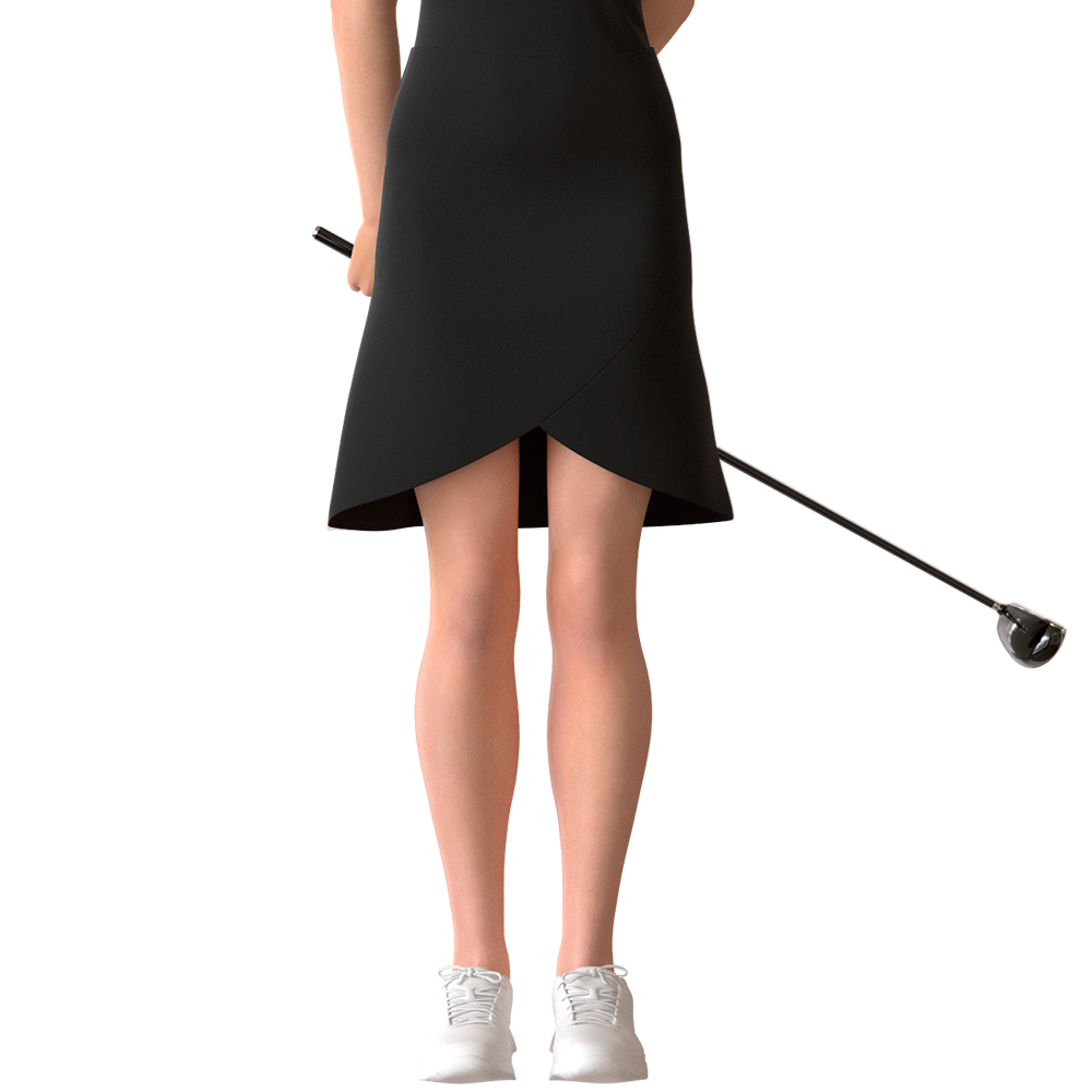 Poise Golf Skort Short Above the Knee