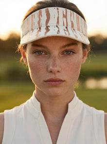 Runway Golf Cap + Visor - Pearl