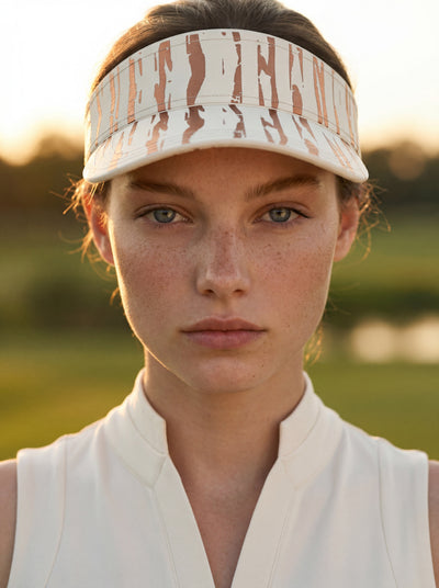 Runway Golf Cap + Visor - Pearl