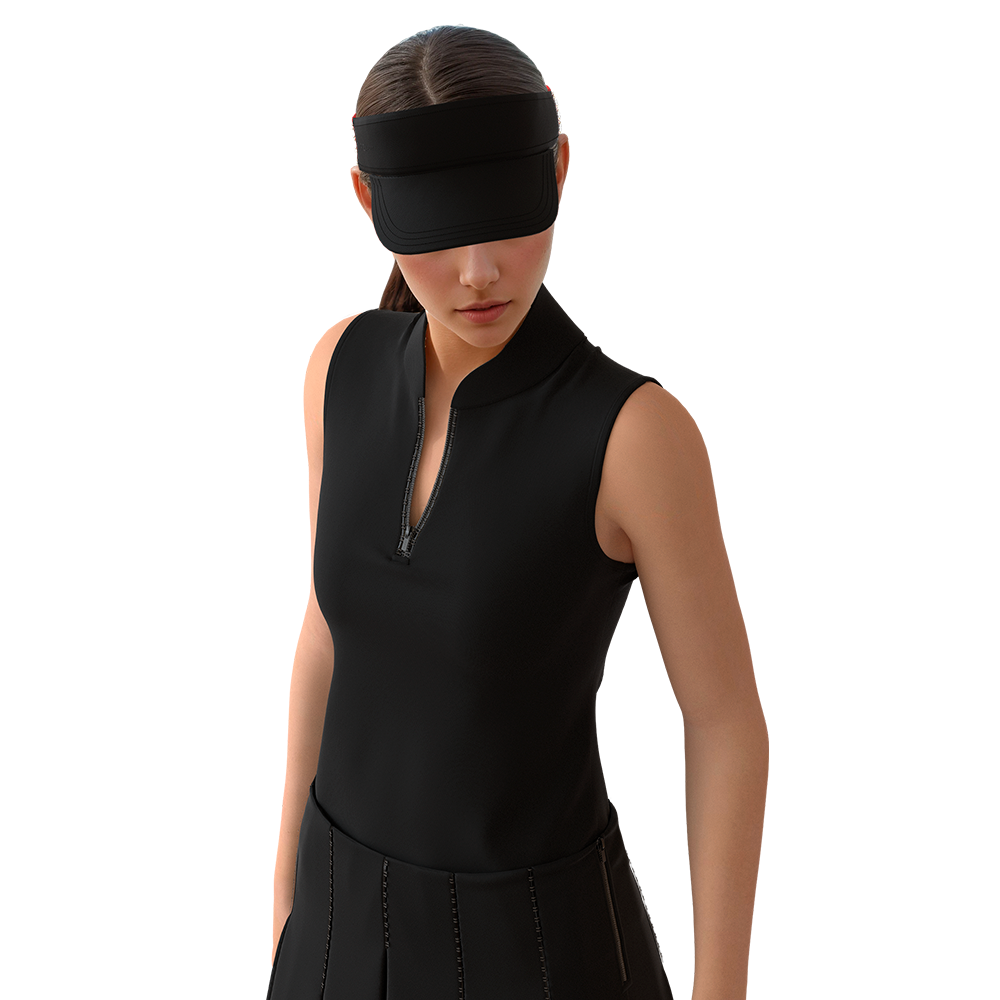 Trailblazing Neck-Shield Sleeveless Golf Shirt