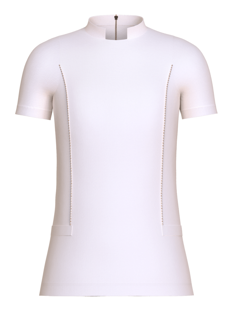 Stand Collar Short Sleeve Golf Shirt
