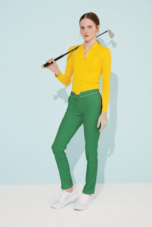Green Womens Golf Pants