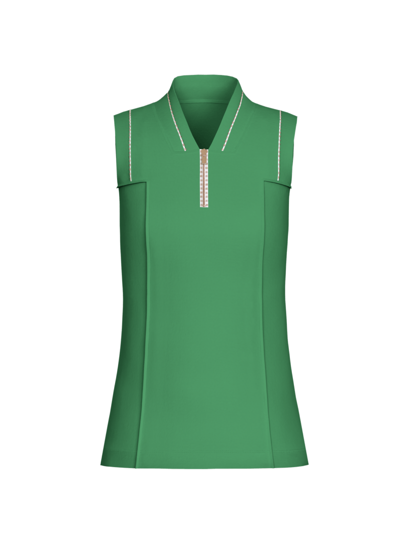 Sleeveless Golf Shirt I Women's Golf Clothes I TARZI SPORT