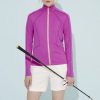 Purple Ladies Performance Golf Pullover