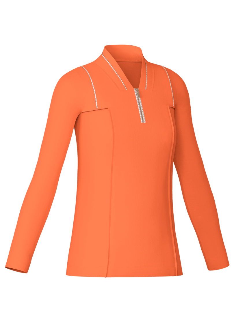 Long Sleeve Golf Shirt I Women's Golf Apparel I TARZI SPORT