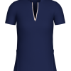 Stand Collar Short Sleeve Golf Shirt