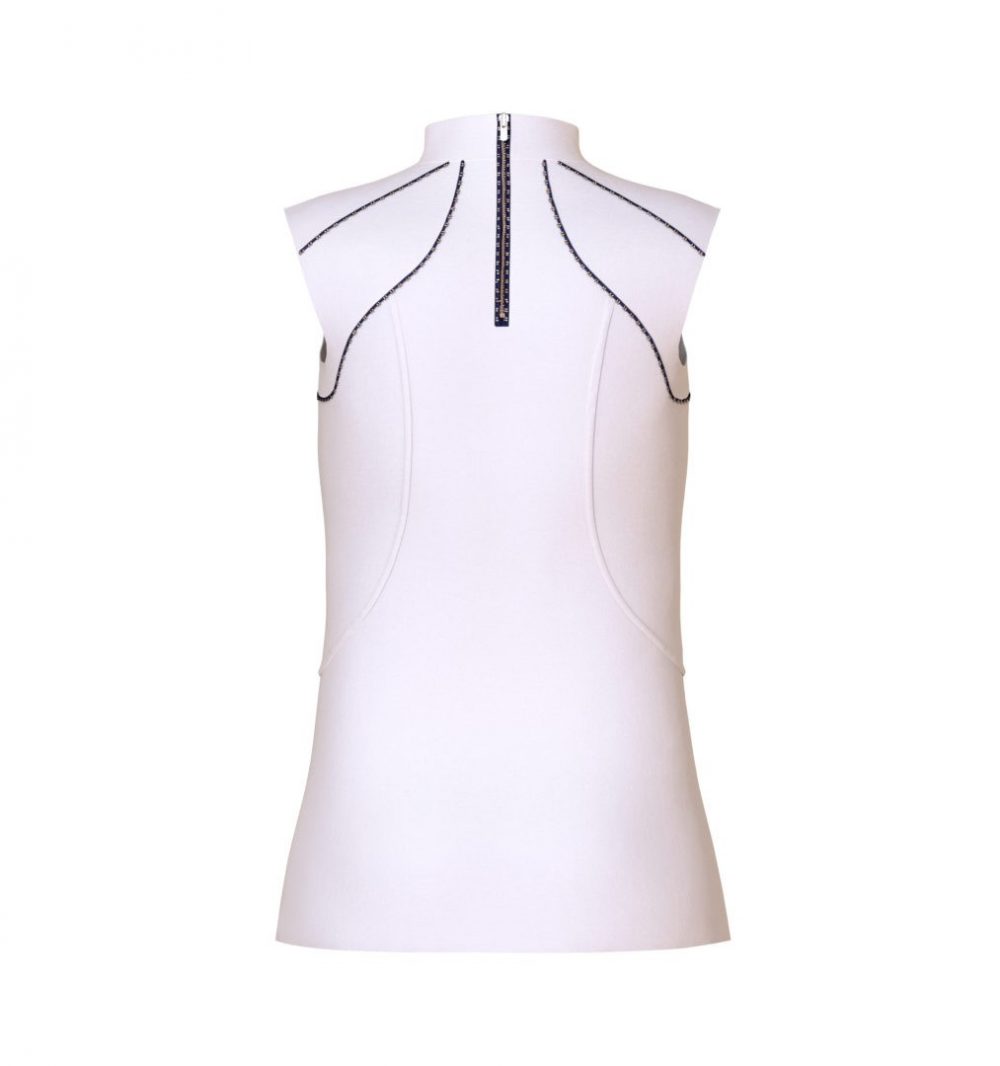 Sleeveless Retro Golf Shirt