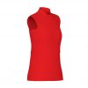 Red Sleeveless Retro Golf Shirt