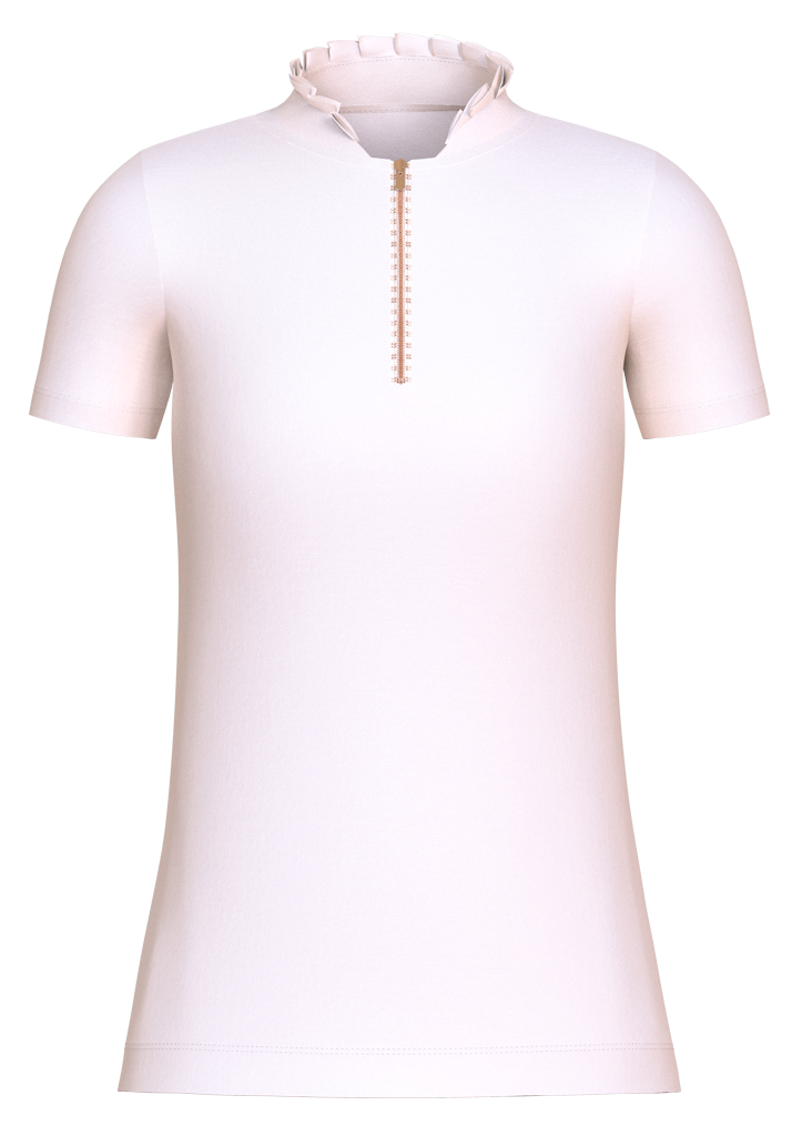 Ruffle Collar Golf Shirt I Women's Golf Clothes I TARZI SPORT