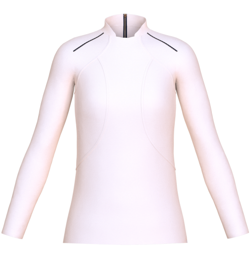 Long sleeve fashionable golf shirt