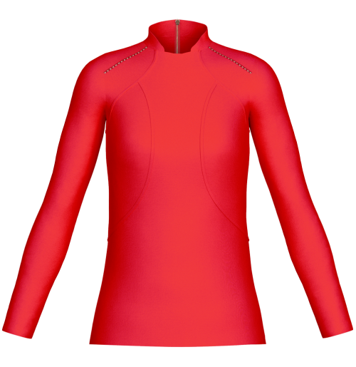 Long sleeve fashionable golf shirt