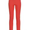 Turn up golf pants in red