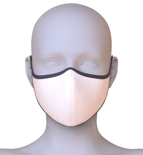 Antibacterial fashionable face cover