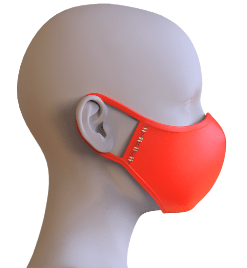 Best cloth masks in red