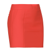 Straight fit short golf skort in red