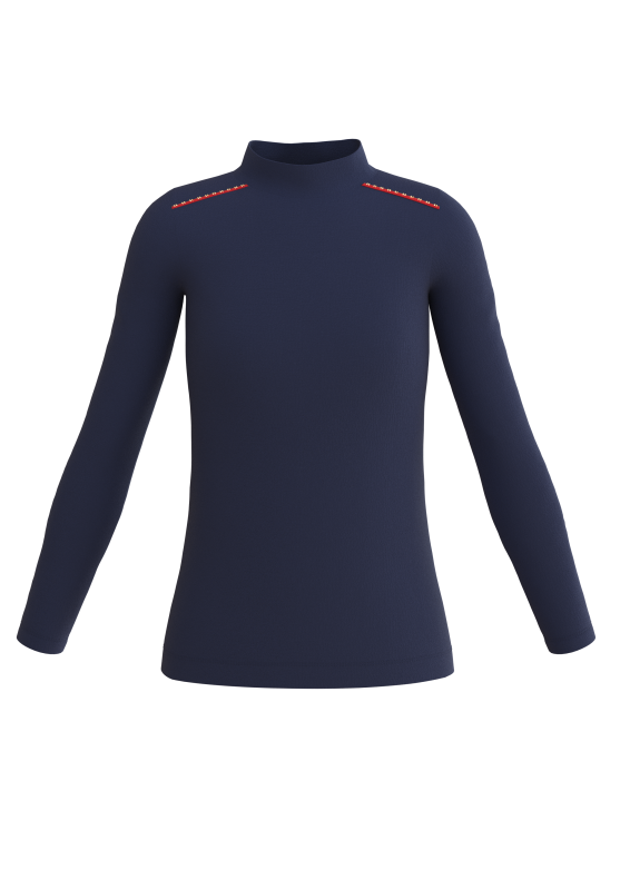 Mock Neck Golf Shirt with UV Protection