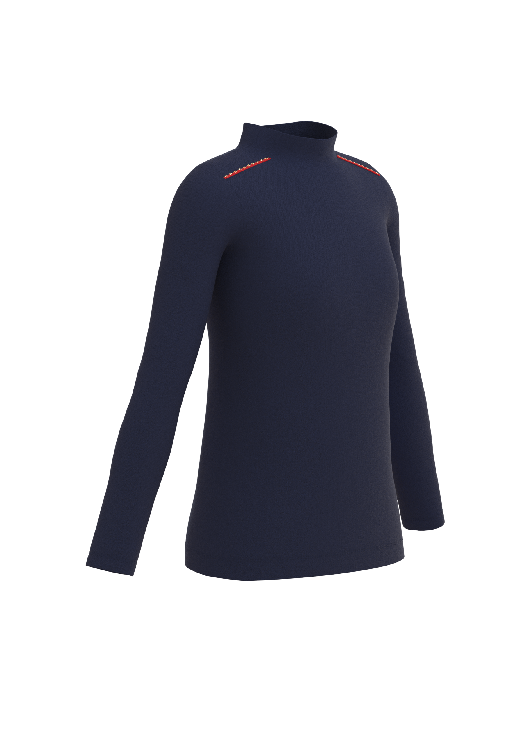 Mock Neck Golf Shirt with UV Protection