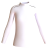 UV Protection mock neck golf shirt