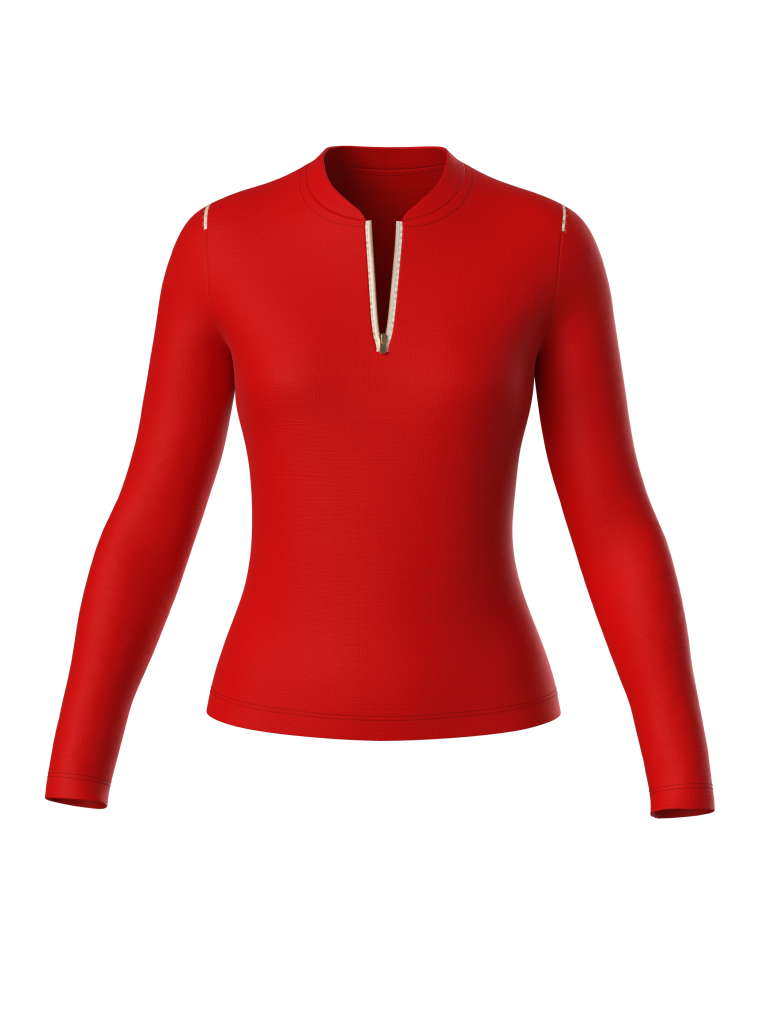 Women's Long Sleeve Golf Shirts
 Essentials Long Sleeve Golf Shirt I Women s Golf Apparel I TARZI SPORT