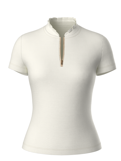 CHAMBERY_Signature Golf Shirt with short sleeves
