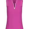 Purple Womens Golf Shirt